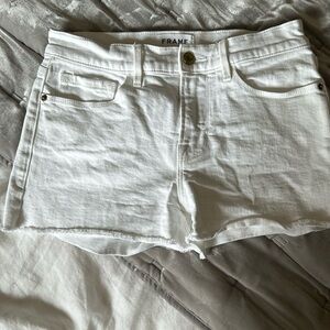 FRAME Le Cutoff denim jean shorts (size 25); NWOT